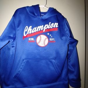 Champion size 7-8 jogger outfit blue and navy pant